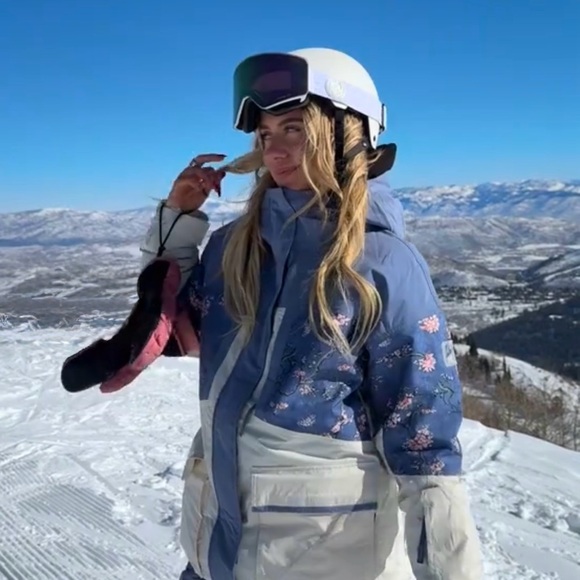 Roxy Chloe Kim Parka Snow Jacket - Women’s Large / Wild wind (BQY7) - Picture 8 of 8